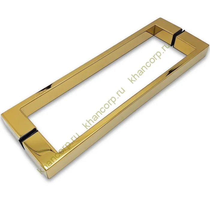 Ручка скоба FDR-88, 25х10х300х1.0 мм, нержавейка/золото