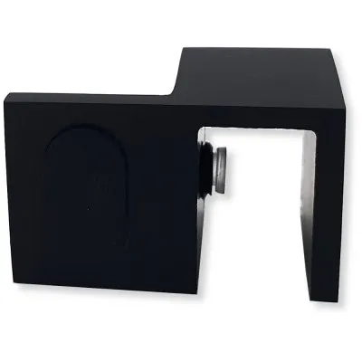 Дверной стопор FDA-06R правый 90˚ к стеклу латунь/черный