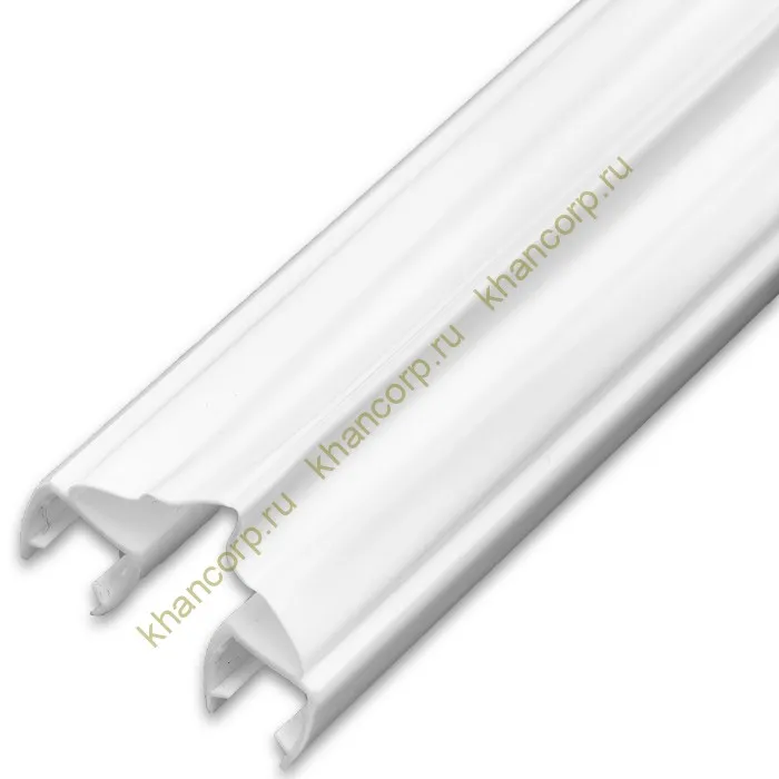 Уплотнитель ПРЕМИУМ гармошка белый 2.5 м под стекло 8 мм FDPP-410.8