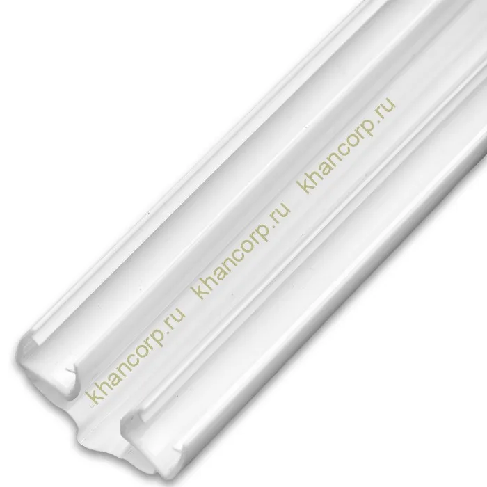 Уплотнитель ПРЕМИУМ гармошка белый 2.5 м под стекло 8 мм FDPP-410.8