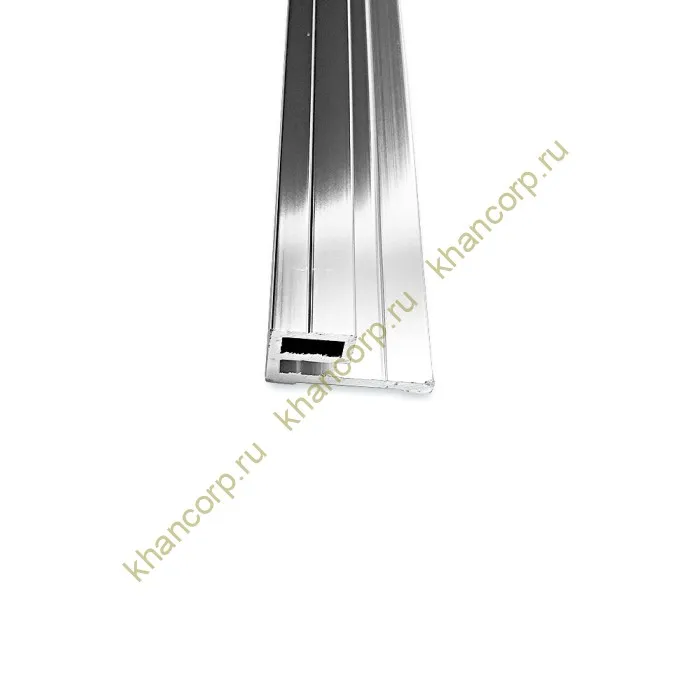 Профиль FDPA-56.22 для крепления уплотнителя к стене 8 мм, 2.2 м, алюминий/полированный