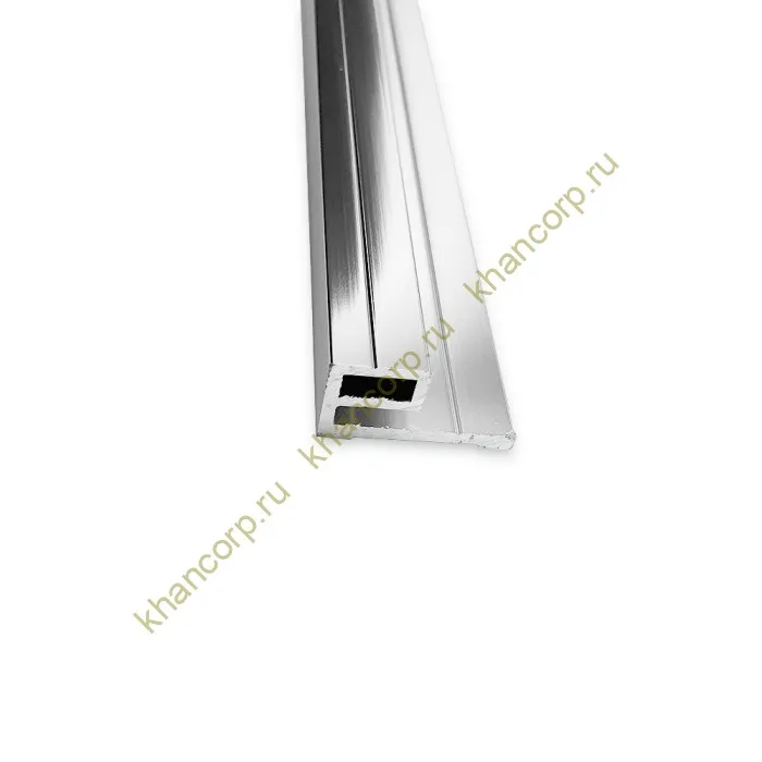 Профиль FDPA-56.22 для крепления уплотнителя к стене 8 мм, 2.2 м, алюминий/полированный