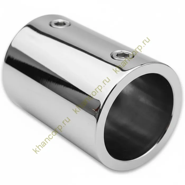 Соединитель FDC-21 трубы 19 прямой, нержавейка/полированный
