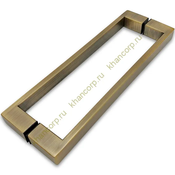 Ручка скоба FDR-88, 25х10х300х1.0 мм, нержавейка/бронза