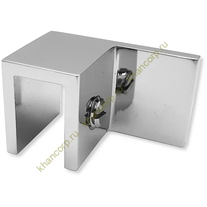 Дверной стопор FDA-06R правый 90˚ к стеклу латунь/хром