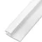 Уплотнитель ПРЕМИУМ Ч-образный белый 2.5 м, ус 18 мм под стекло 8 мм FDPP-412.8