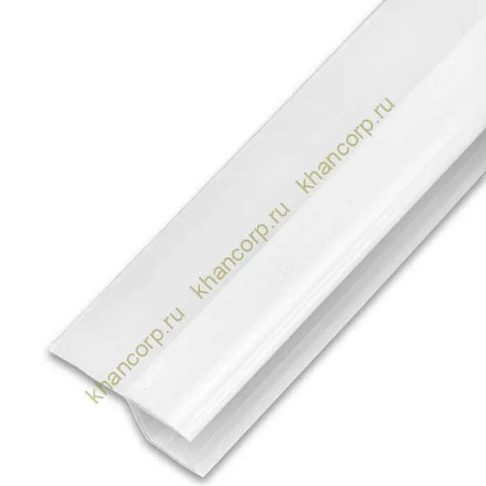 Уплотнитель ПРЕМИУМ Ч-образный белый 2.5 м, ус 18 мм под стекло 8 мм FDPP-412.8