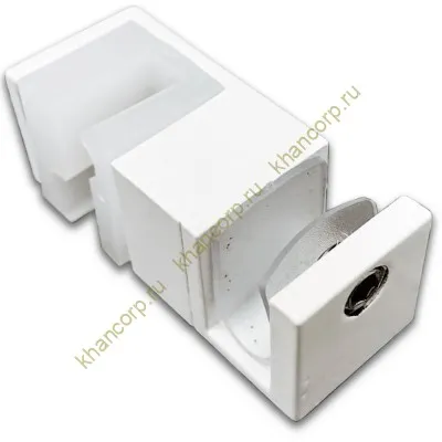 Нижняя направляющая FDS-33 двойная, нержавейка/белый