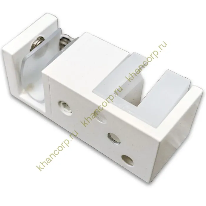 Нижняя направляющая FDS-33 двойная, нержавейка/белый