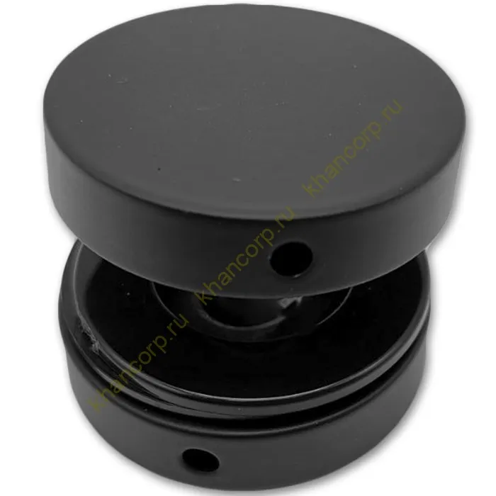 Коннектор FKF-32 для соединения стекол без сверления, нержавейка/черный