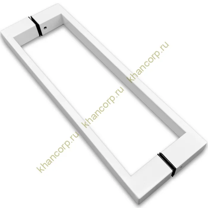 Ручка скоба FDR-88, 25х10х300х1.0 мм, нержавейка/белый