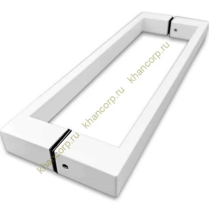 Ручка скоба FDR-88, 25х10х300х1.0 мм, нержавейка/белый