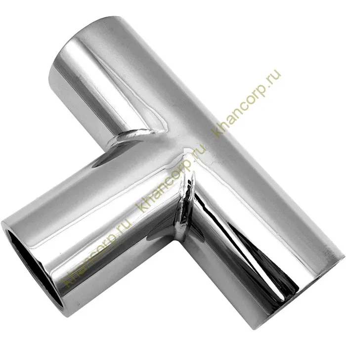 Соединитель FDC-20 трубы 19 Т-образный, нержавейка/полированный