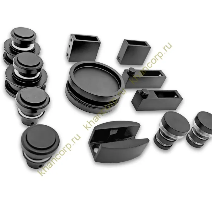 Раздвижная система Альфа α FDS-7 ПРЕМИУМ, нержавейка/черный