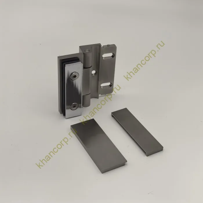 Петля Гера FDP-120 стена-стекло 90˚ открывание наружу, латунь/матовый