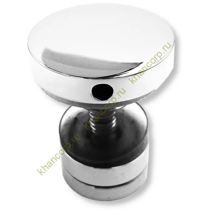 Крепление трека к стеклу FDS-32, нержавейка/полированный