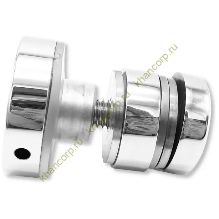 Крепление трека к стеклу FDS-32, нержавейка/полированный