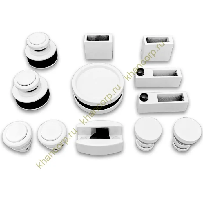 Раздвижная система Альфа α FDS-7 ПРЕМИУМ, нержавейка/белый