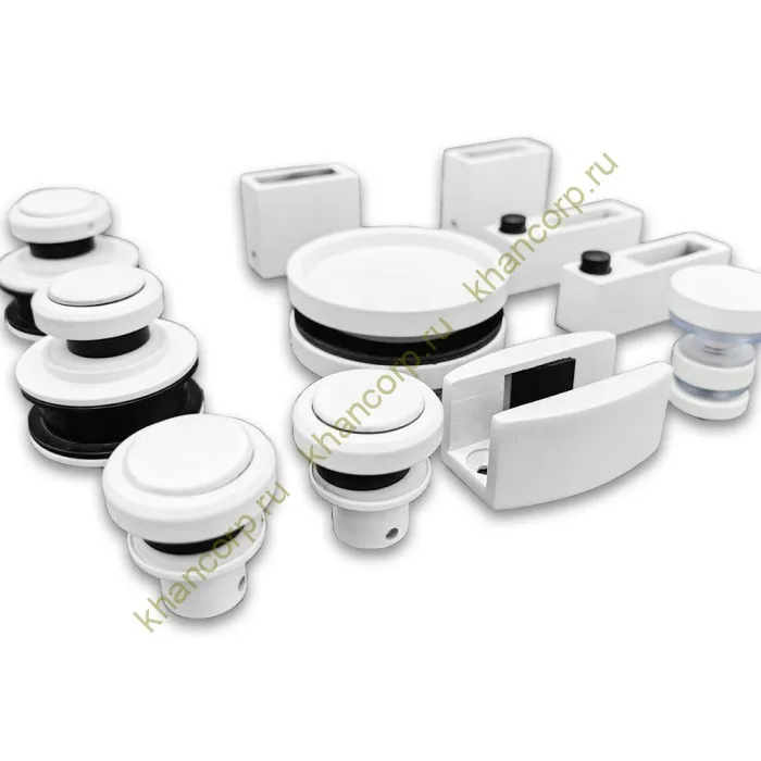 Раздвижная система Альфа α FDS-7 ПРЕМИУМ, нержавейка/белый