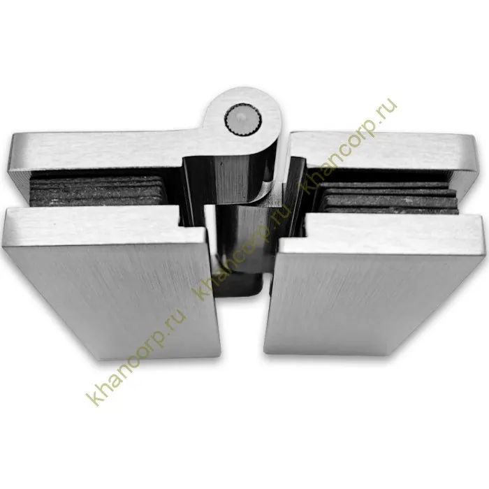 Петля Гера FDP-121 стекло-стекло 180˚, латунь/матовый