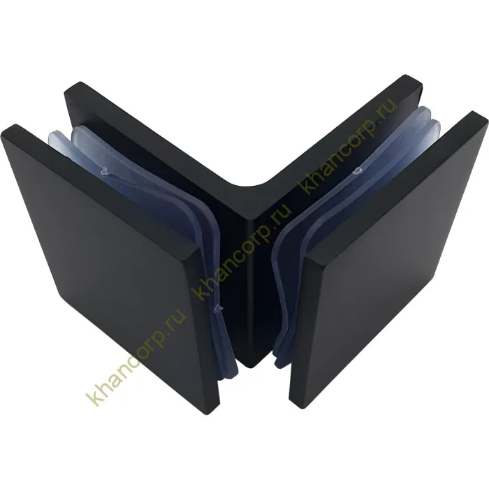 Коннектор Альфа α FDK-14 стекло-стекло 90˚ цинк/черный