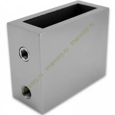 Крепление FDC-30 трубы 30х10 к стене, нержавейка/матовый