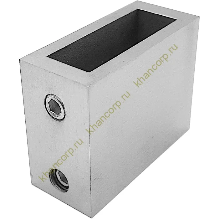 Крепление FDC-30 трубы 30х10 к стене, нержавейка/матовый