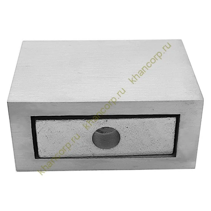 Крепление FDC-30 трубы 30х10 к стене, нержавейка/матовый