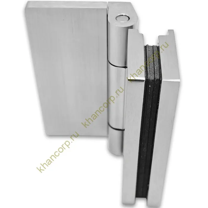 Петля Гера FDP-122 стена-стекло 90˚ открывание внутрь, латунь/матовый