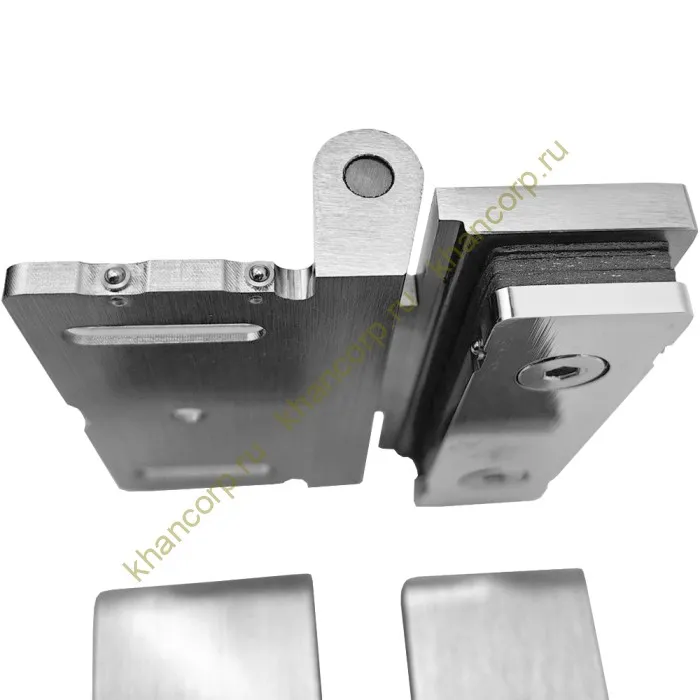 Петля Гера FDP-122 стена-стекло 90˚ открывание внутрь, латунь/матовый