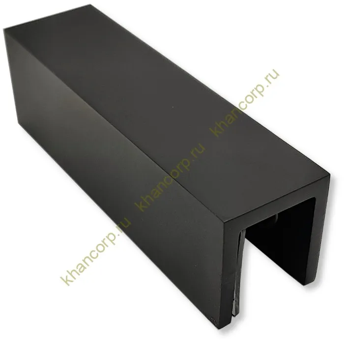 Коннектор Орион FDK-52 верхний стекло-стекло 180˚ нержавейка/черный