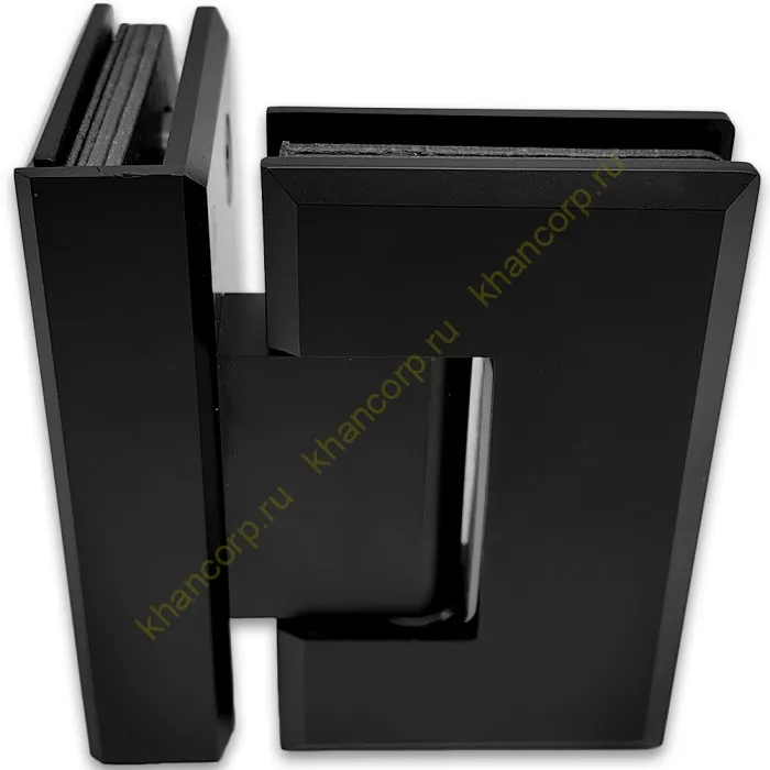 Петля Бета β FDP-23 стекло-стекло 90˚, нержавейка/черный