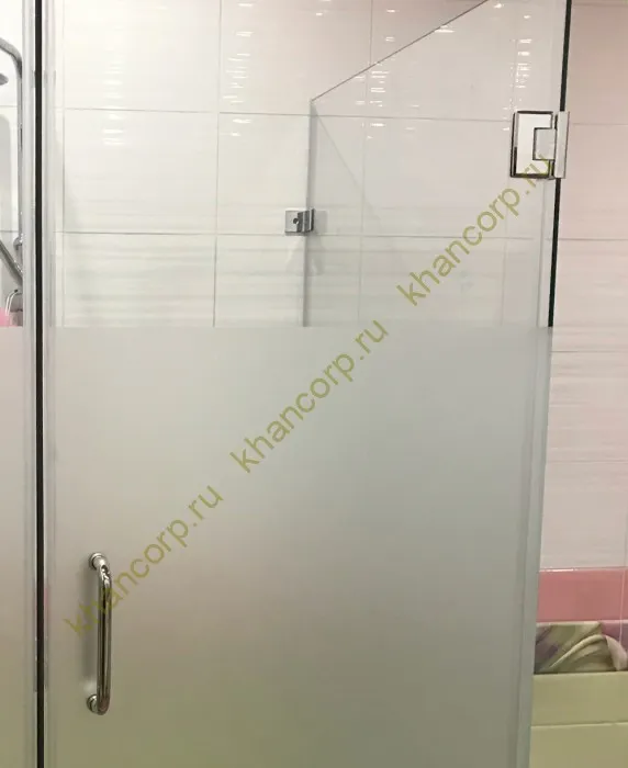 Петля Бета β FDP-23 стекло-стекло 90˚, нержавейка/полированный