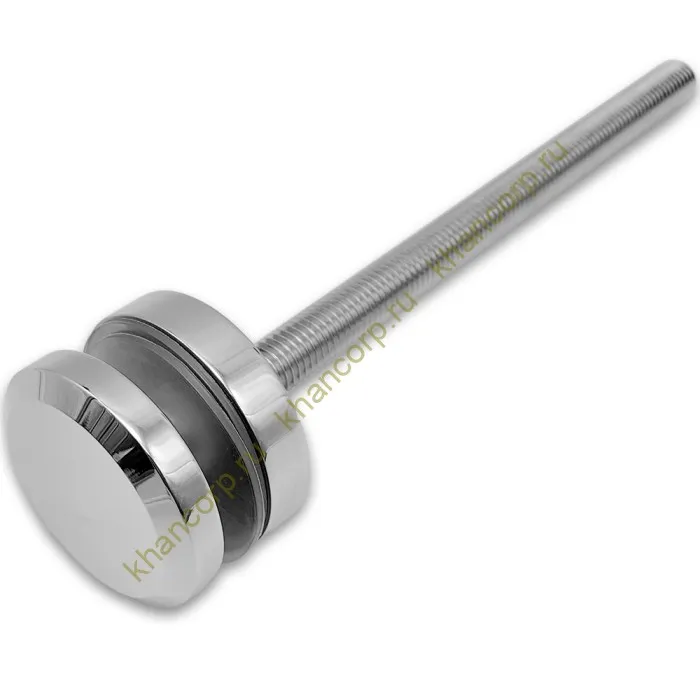 Стеклодержатель FKK-41.1, 10х10 мм Ø50 мм М12х1.75 для стекла, нержавейка/полированный