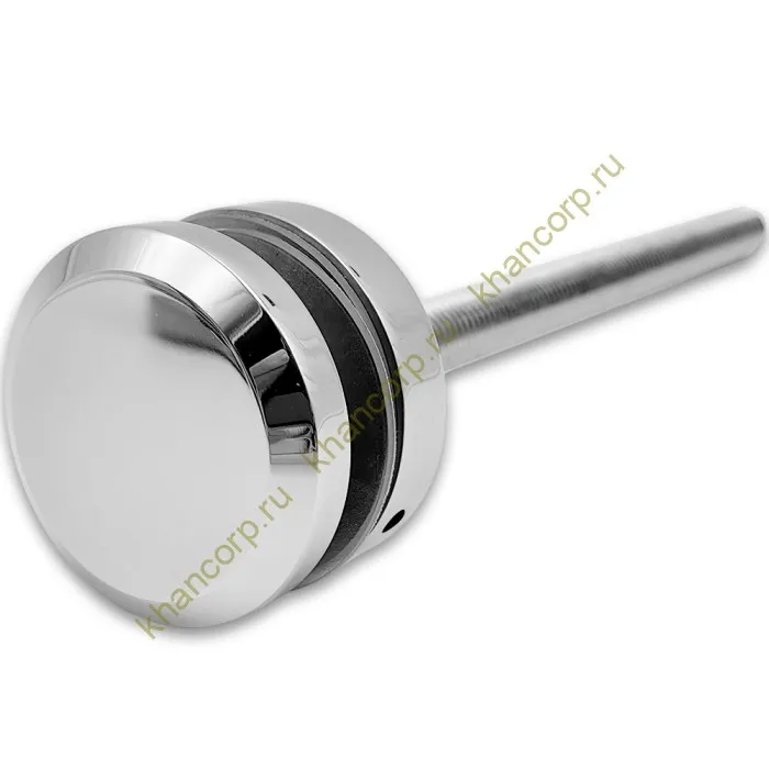 Стеклодержатель FKK-41.1, 10х10 мм Ø50 мм М12х1.75 для стекла, нержавейка/полированный