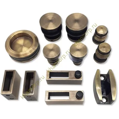 Раздвижная система Альфа FDS-1, нержавейка/бронза