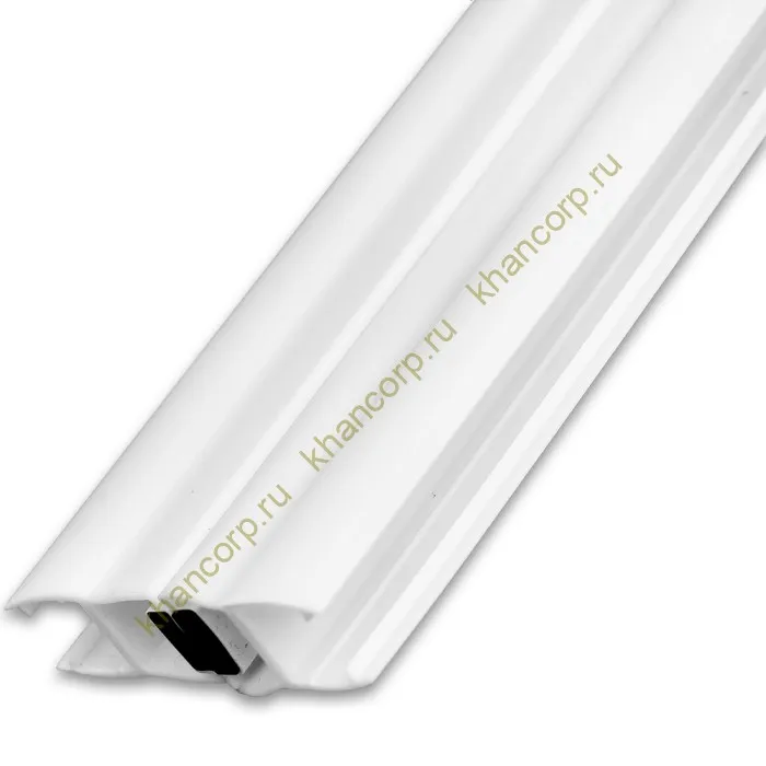 Уплотнитель магнитный ПРЕМИУМ 180° белый 2.5 м под стекло 8 мм FDPP-513.8