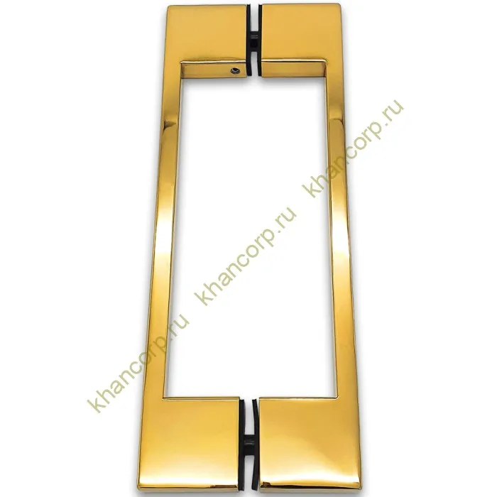 Ручка скоба FDR-90, 10х15х220х1.0 мм, нержавейка/золото