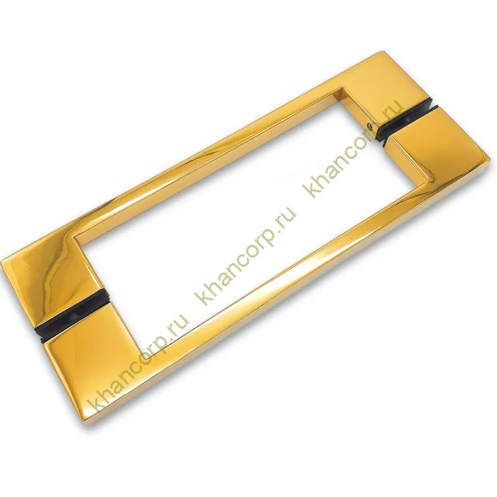 Ручка скоба FDR-90, 10х15х220х1.0 мм, нержавейка/золото