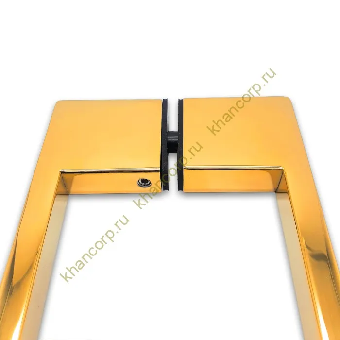 Ручка скоба FDR-90, 10х15х220х1.0 мм, нержавейка/золото