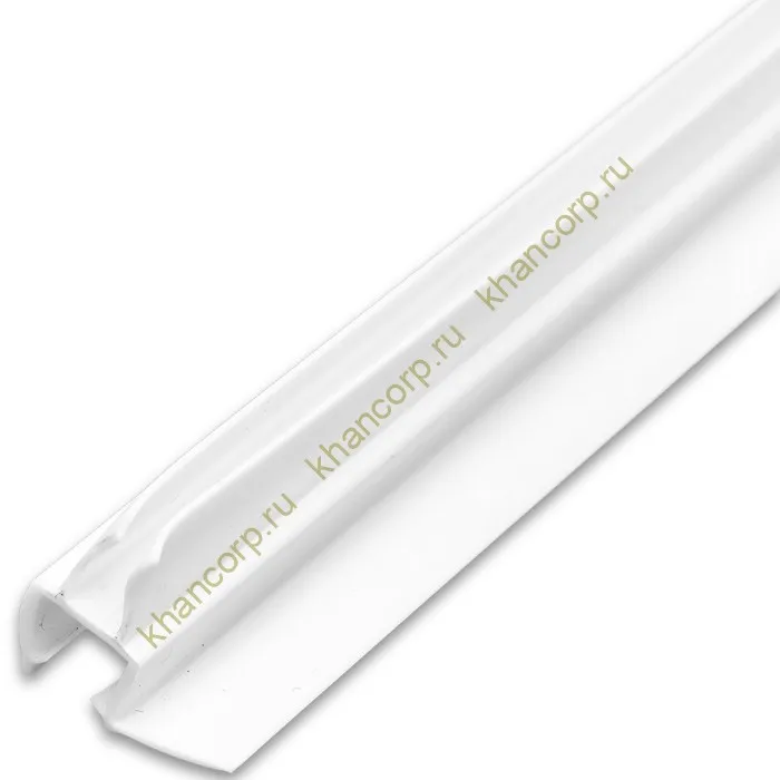 Уплотнитель ПРЕМИУМ нижний белый 1.1 м под стекло 8 мм FDPP-436.8