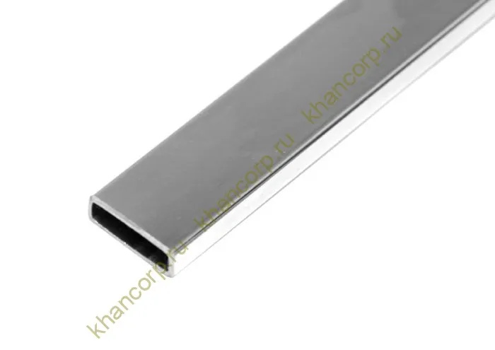 Труба FDT-352, 30х10х1.5 мм 2 м, нержавейка/матовый