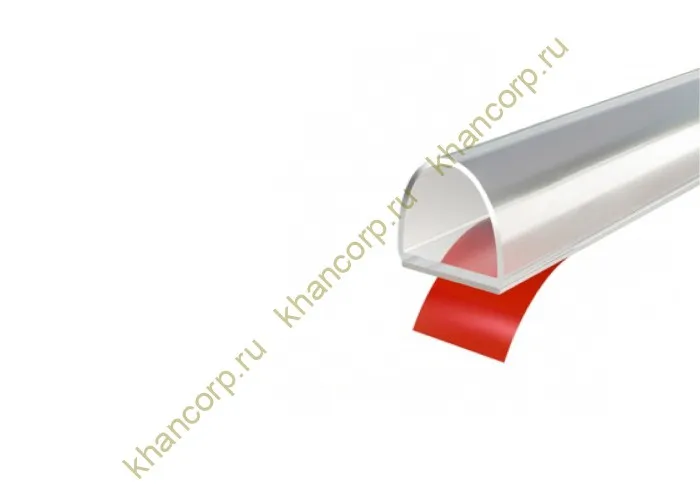 Уплотнитель самоклеющийся А-образный прозрачный 2.2 м под стекло 8 мм FDPP-305.8