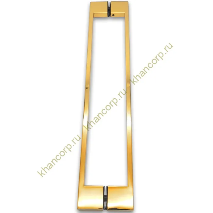 Ручка скоба FDR-92, 10х15х450х1.0 мм, нержавейка/золото