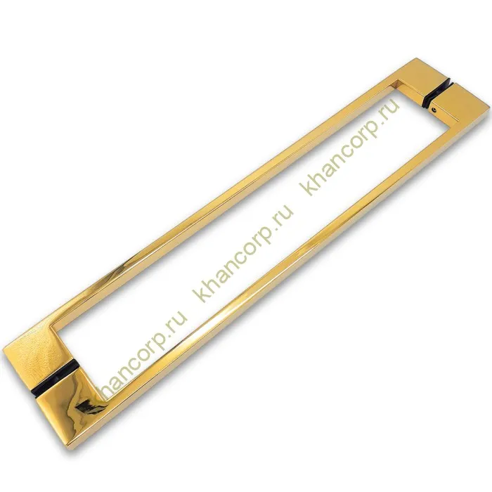 Ручка скоба FDR-92, 10х15х450х1.0 мм, нержавейка/золото