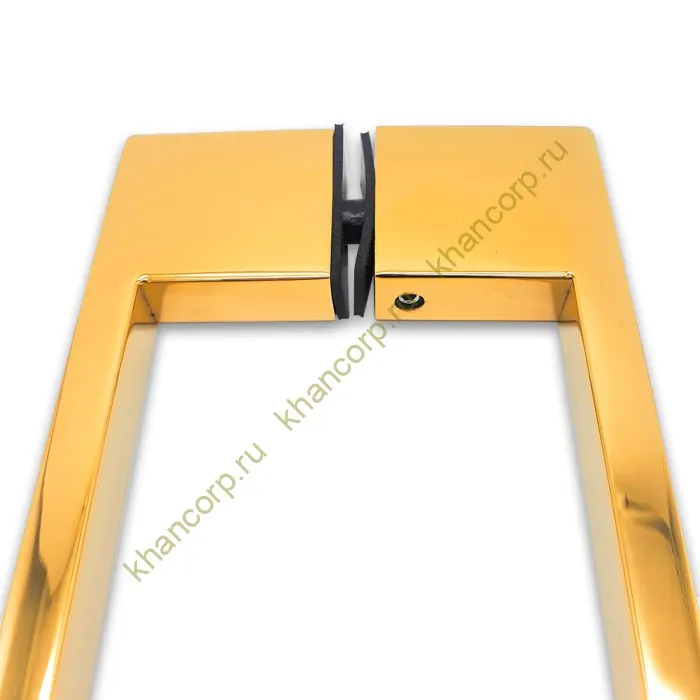 Ручка скоба FDR-92, 10х15х450х1.0 мм, нержавейка/золото