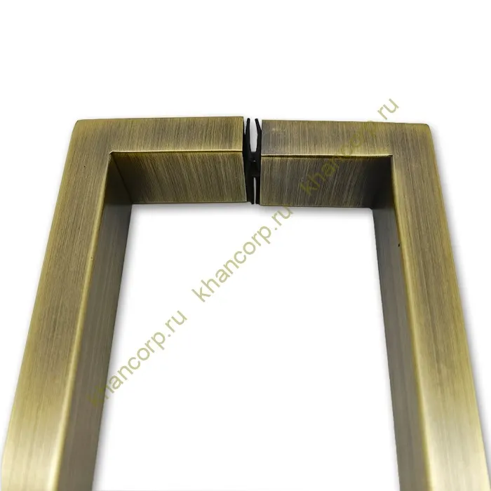 Ручка скоба FDR-78, 15х30х270х1.0 мм, нержавейка/бронза