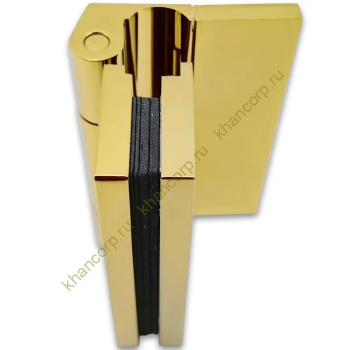 Петля Гера FDP-120 стена-стекло 90˚ открывание наружу, латунь/золото