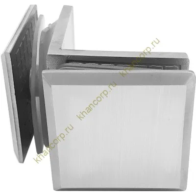 Коннектор Бета β FDK-24 стекло-стекло 90˚ нержавейка/матовый