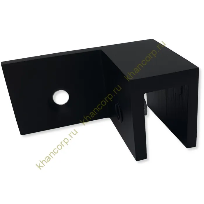 Коннектор Орион FDK-50R правый верхний стена-стекло 90˚ латунь/черный